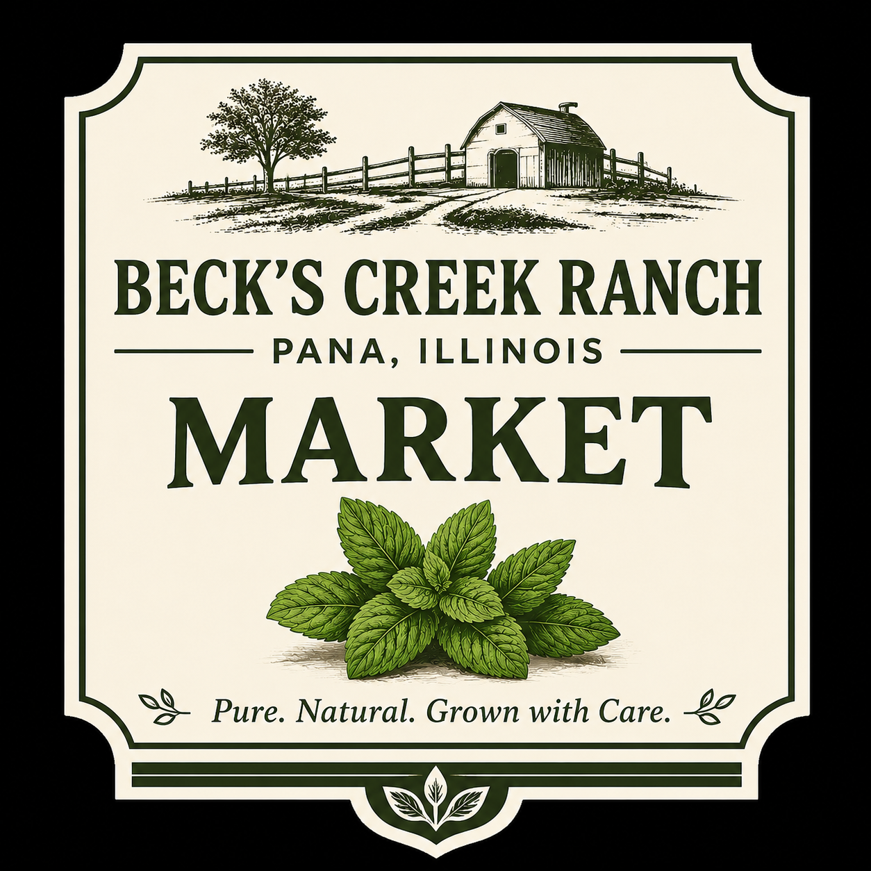 Beck's Creek Ranch Market logo